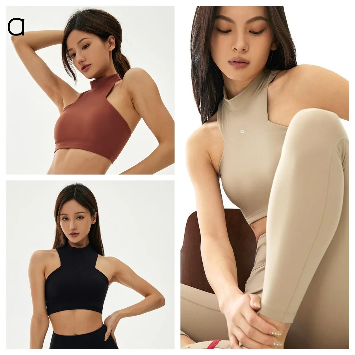 A113 Yoga Suits Sports Bras Top + Pantanage De Survêtement Ensembles De Vêtements De Yoga Respirants Soft Gym Street Sportswear 