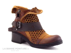 Achat chaussures Lily Mood Femme Boots, vente Lily Mood 0505601 tan nubuck - Marron - Hexagones - Bottine Femme