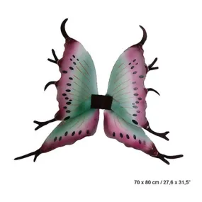 Acheter ailes de fée papillon couleur rose et vert