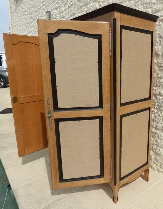 Armoire deux portes en Chêne deux portes –Totalement relooké