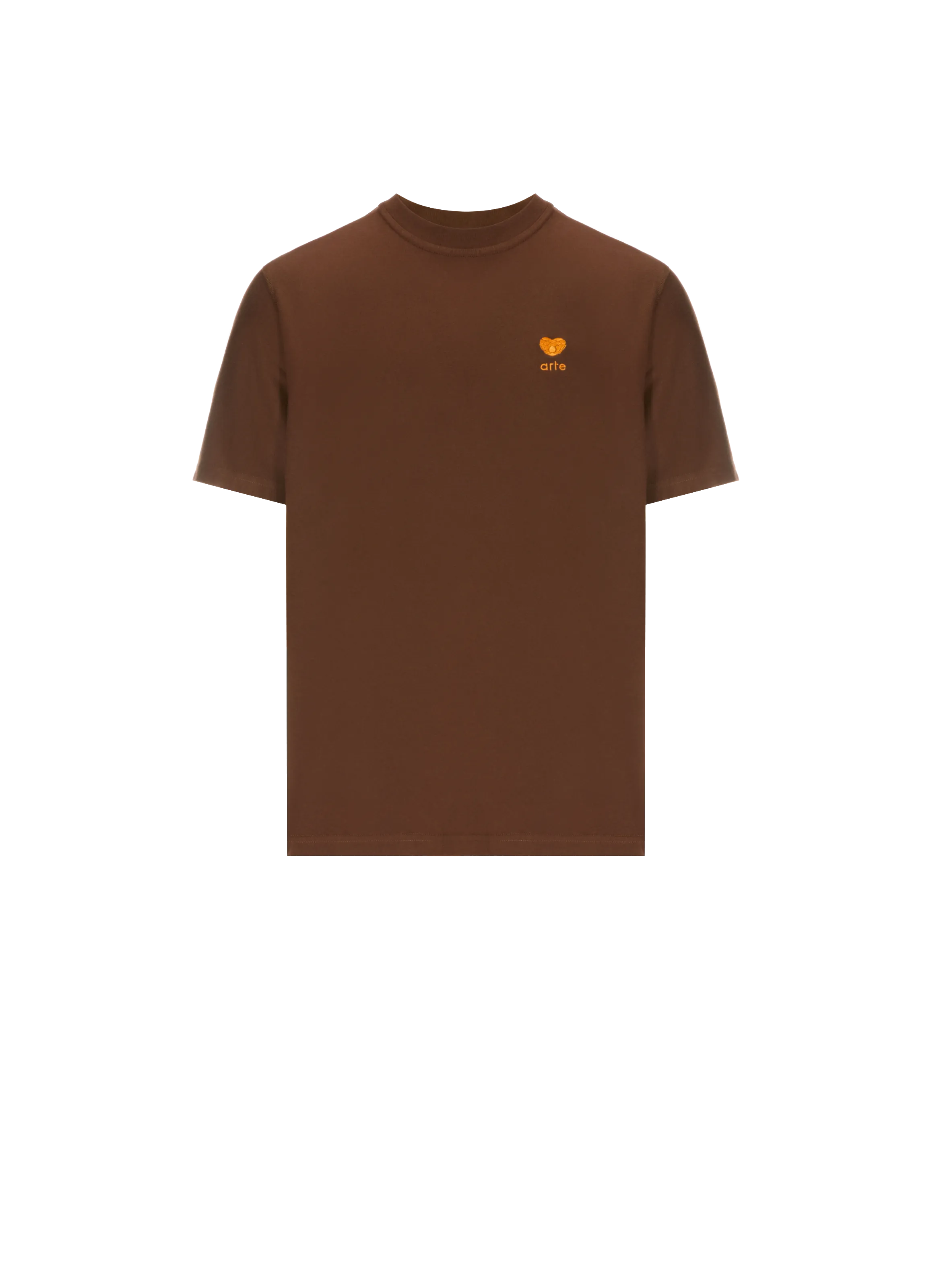 ARTE ANTWERP  T-shirt en coton  - Marron