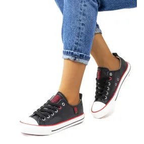 Baskets noires pour femmes Big Star JJ274129 le noir