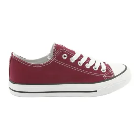 Baskets à lacets Atletico CNSD-1 bordeaux blanche multicolore