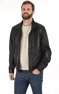 Blouson confort agneau noir La Canadienne - La Canadienne - Blousons Cuir Noir