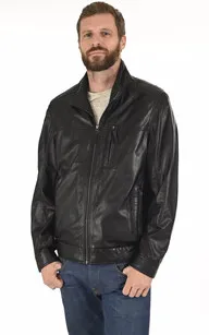 Blouson confort agneau noir La Canadienne - La Canadienne - Blousons Cuir Noir