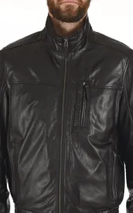 Blouson confort agneau noir La Canadienne - La Canadienne - Blousons Cuir Noir