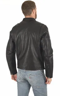 Blouson Iron vachette noir Daytona 73 - La Canadienne - Blousons Cuir Black