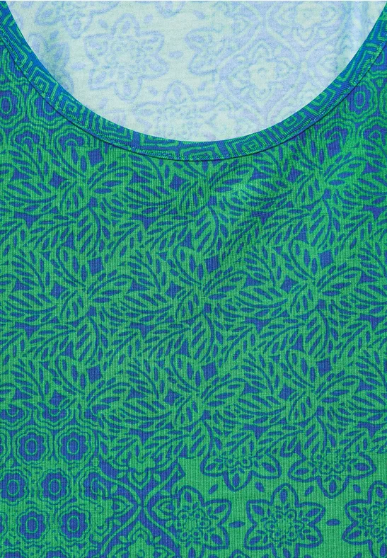CECIL Robe à imprimé patchwork 