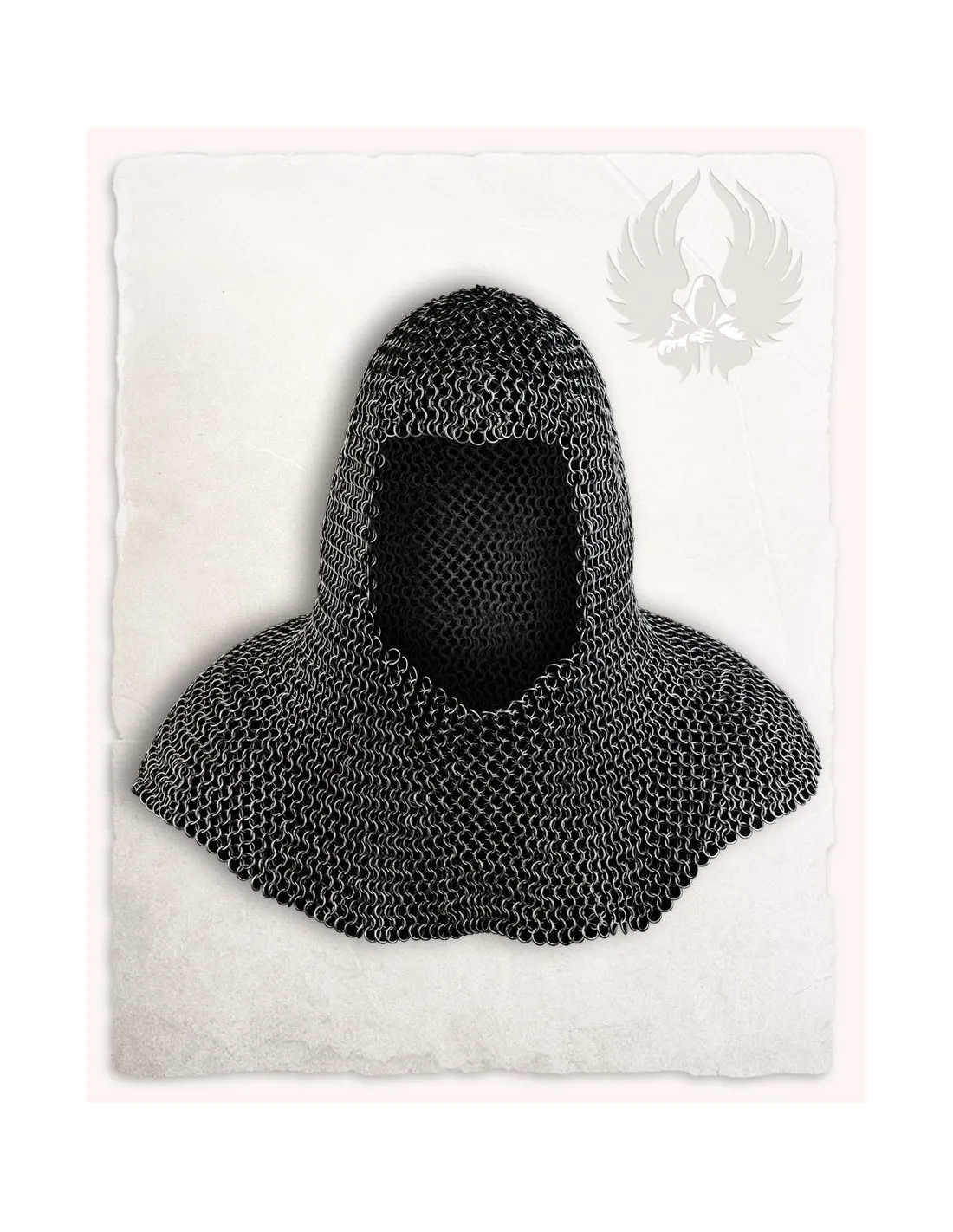 Cotte de mailles bourreau finition noircie Richard ⚔️ Boutique Épées