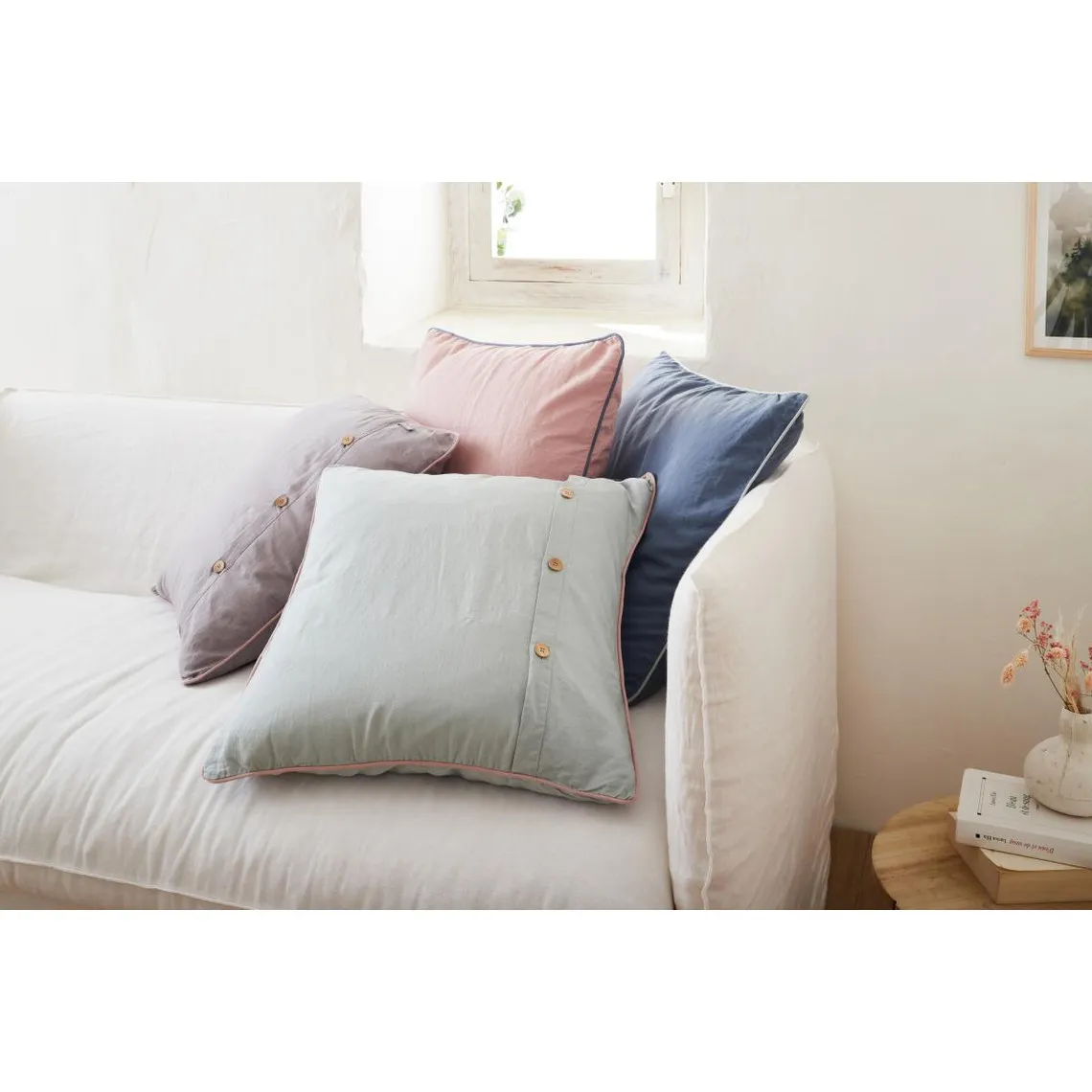 Coussin ORGANIC Cendre  | 3 Suisses