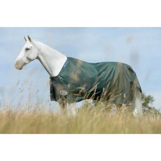 Couverture extérieur cheval Green line 300g en tissu recyclable - Bucas - BUCAS - Couvertures imperméables cheval - Equestra