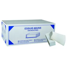 Essuies mains Extra Blancs 22x34 cm Pliage en W - ATPM Services