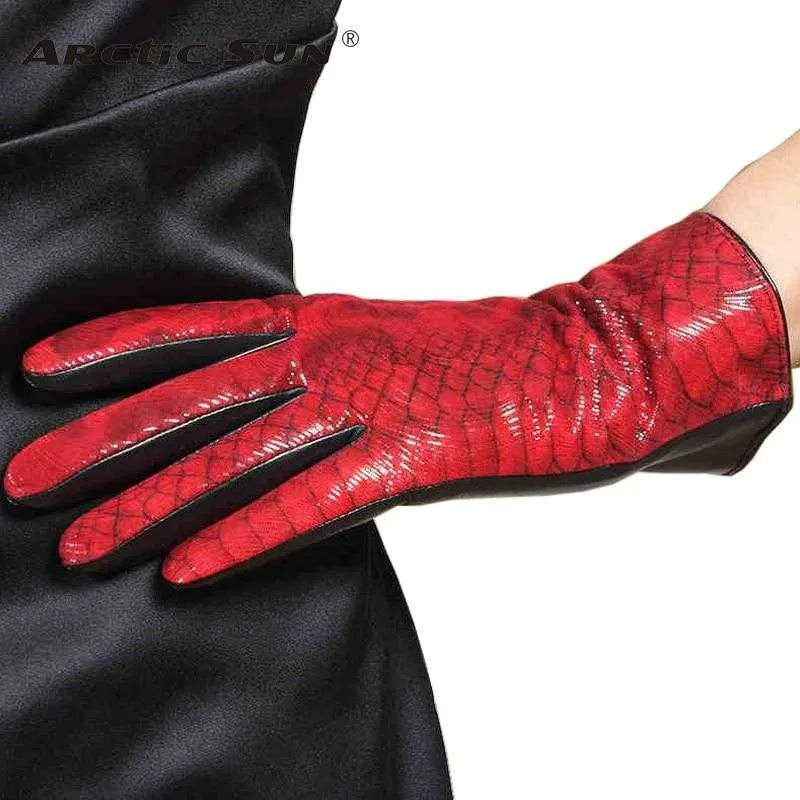 Gants En Cuir Véritable pour Femmes