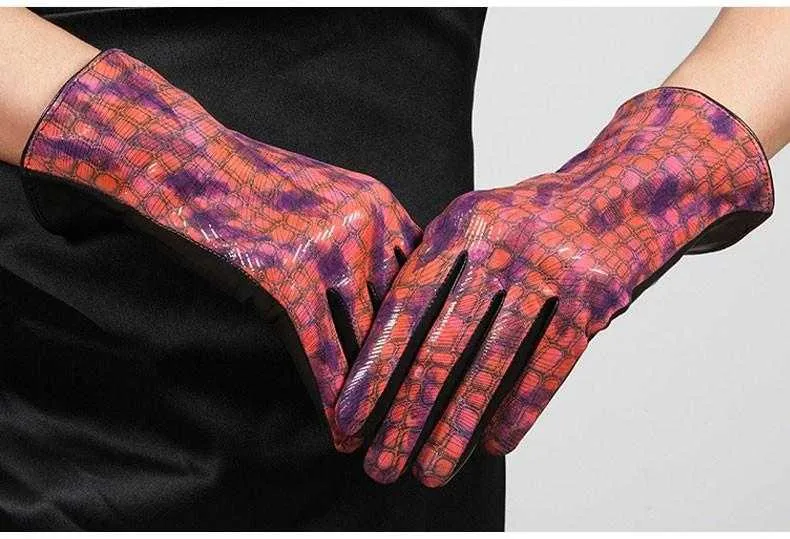 Gants En Cuir Véritable pour Femmes