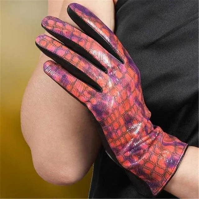 Gants En Cuir Véritable pour Femmes