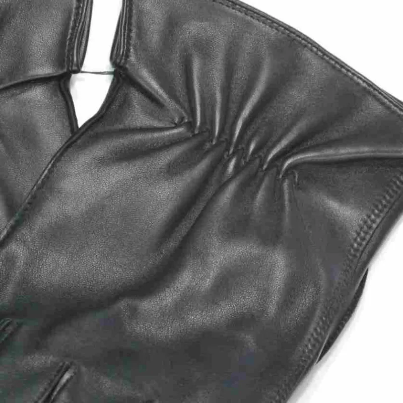 Gants homme en cuir d'agneau doublé soie