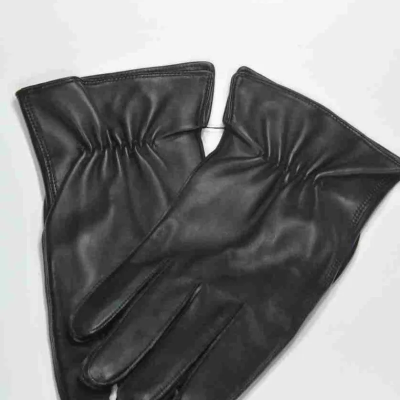 Gants homme en cuir d'agneau doublé soie