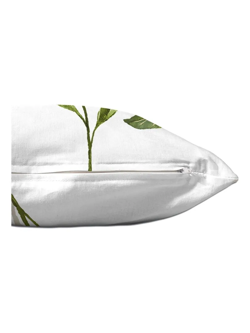 Housse de coussin Monterosso "Happyfriday" - Blanc