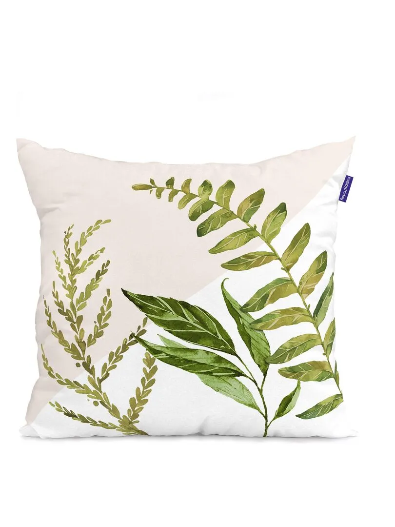 Housse de coussin Monterosso "Happyfriday" - Blanc