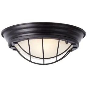 Industriële wandlamp zwart, Aoife