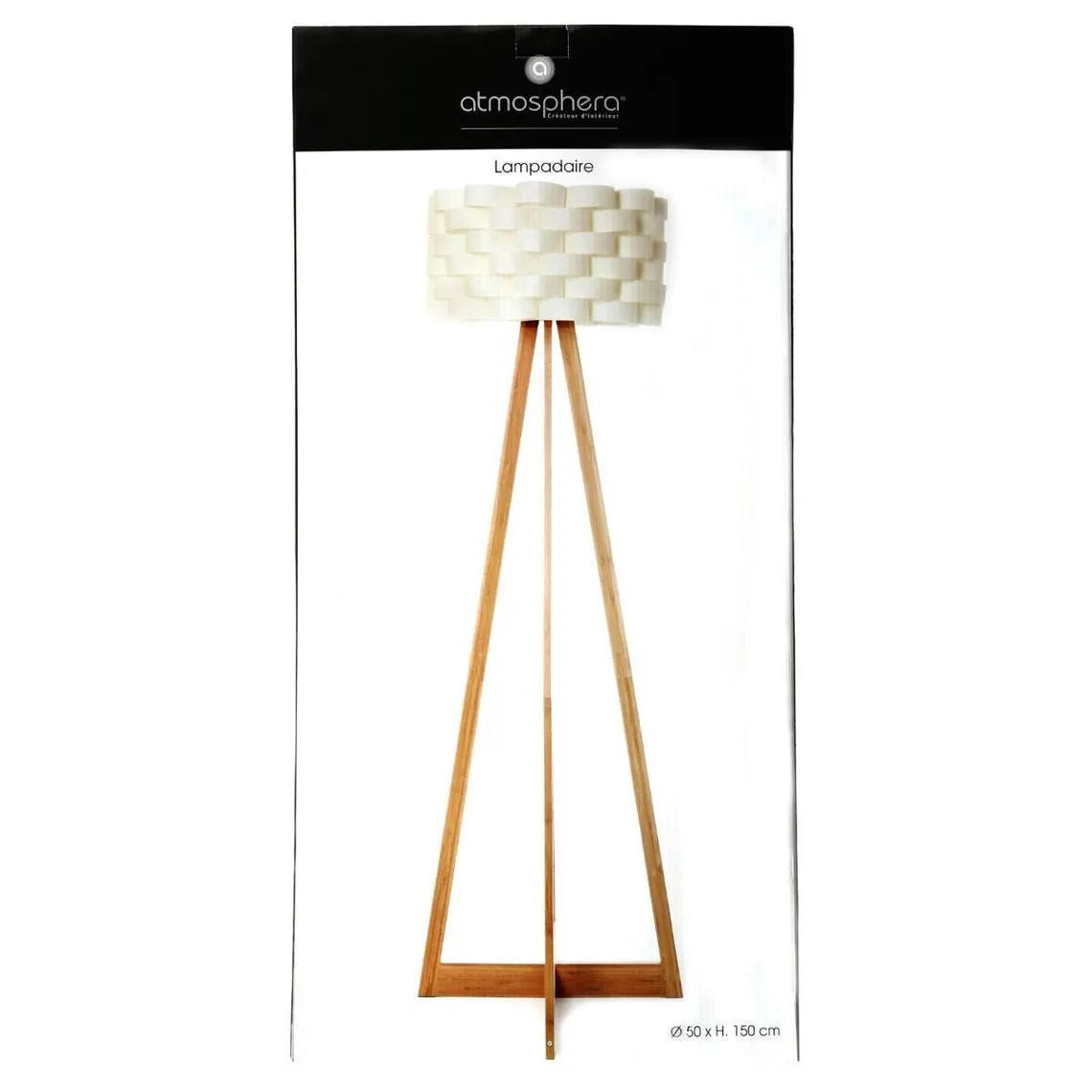 Lampadaire bambou Moki H150 | 3 Suisses
