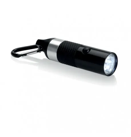 Lampe LED en Aluminium Personnalisable avec Mousqueton