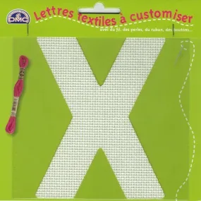 Lettre à broder " x "