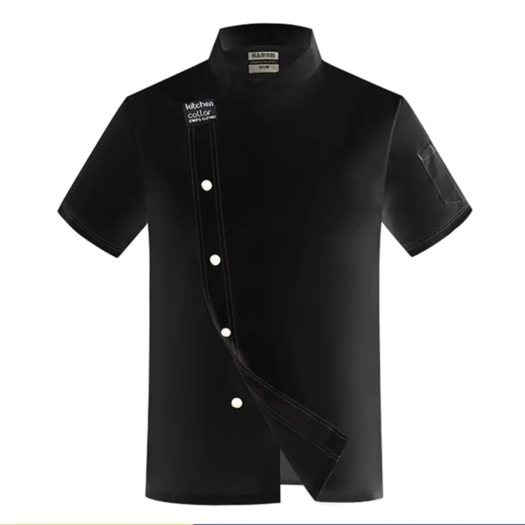 Meara | Homme Manches Courtes Uniforme De Chef | Vêtements de travail