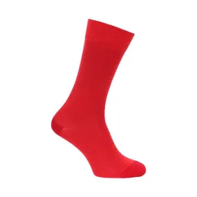 Mi-Chaussette laine rouge - Labonal : vente chaussettes pour hommes...