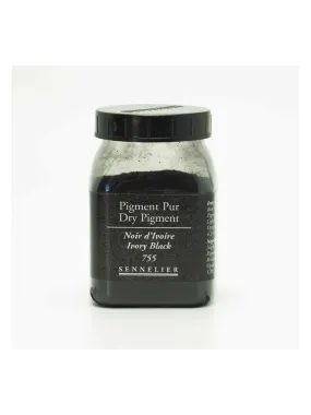 Pigment pour création de peinture - pot 120 g - Noir ivoire - N/A