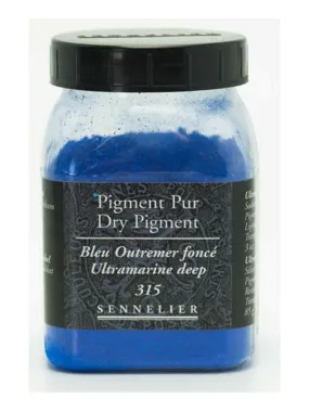 Pigment pour création de peinture - pot 85 g - Bleu outremer foncé - N/A