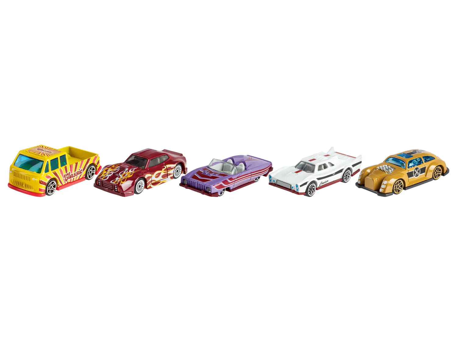 Playtive Set de 5 voitures miniatures