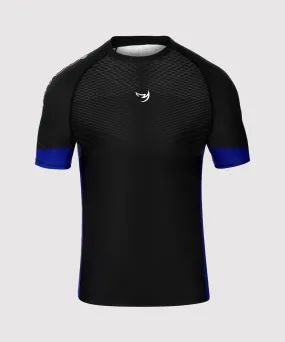 Rashguard À Manches Courtes Fumetsu Competitor Mk2 - Noir/Bleu