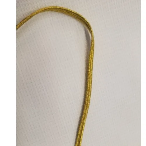 Ruban lurex soutache doré de belle qualité,5 mm