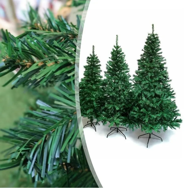 Sapin de Noël artificiel tradition et qualité - Arbre pour décoration de Noël avec support