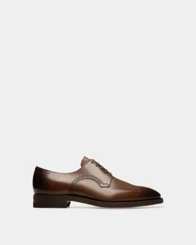 Scrivani Derbys En Cuir Marron