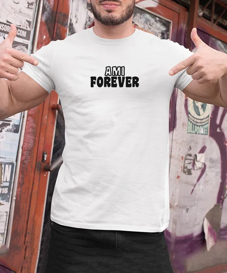 T-Shirt Ami forever face Pour homme