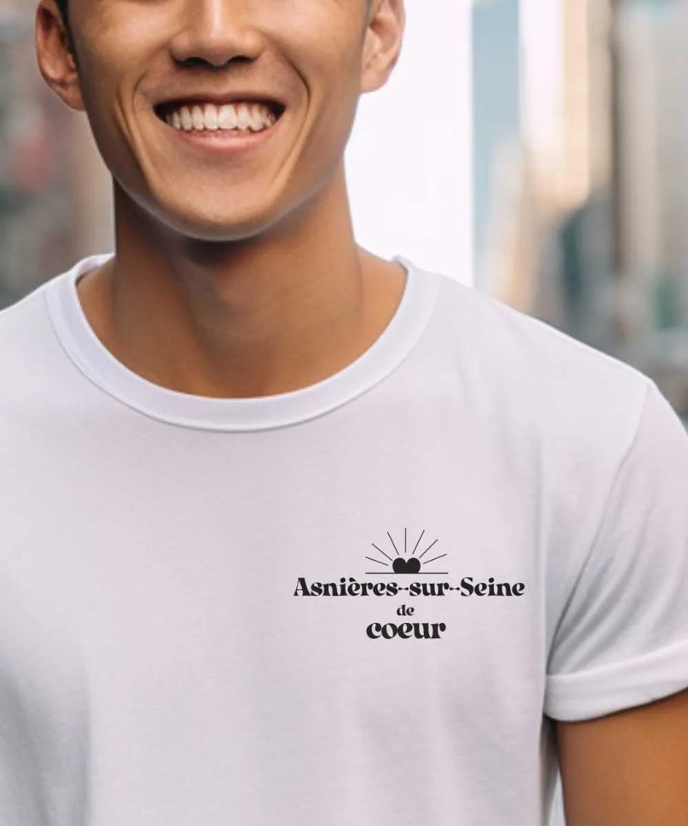 T-Shirt Asnières-sur-Seine de coeur