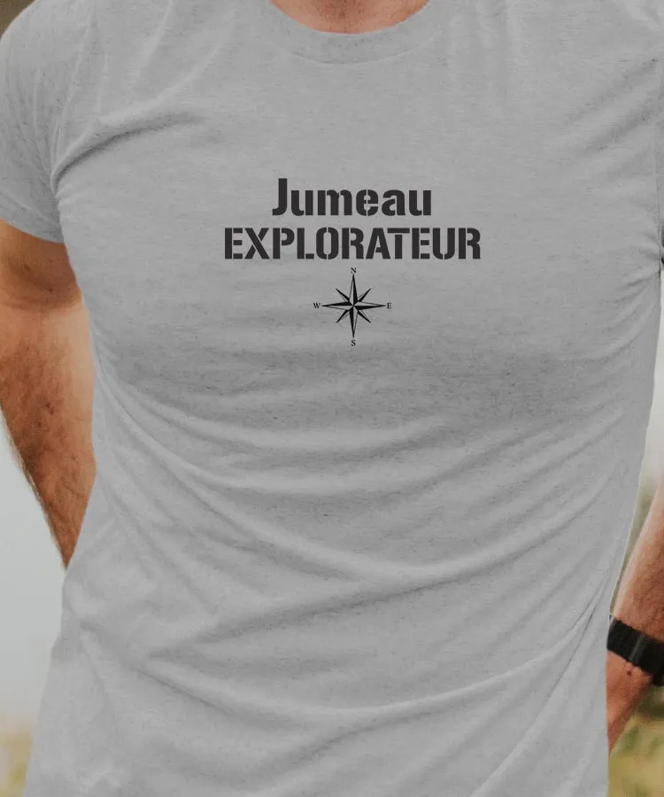 T-Shirt Jumeau explorateur Pour homme