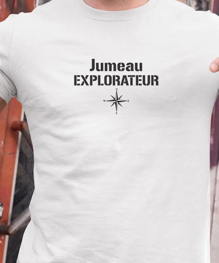 T-Shirt Jumeau explorateur Pour homme