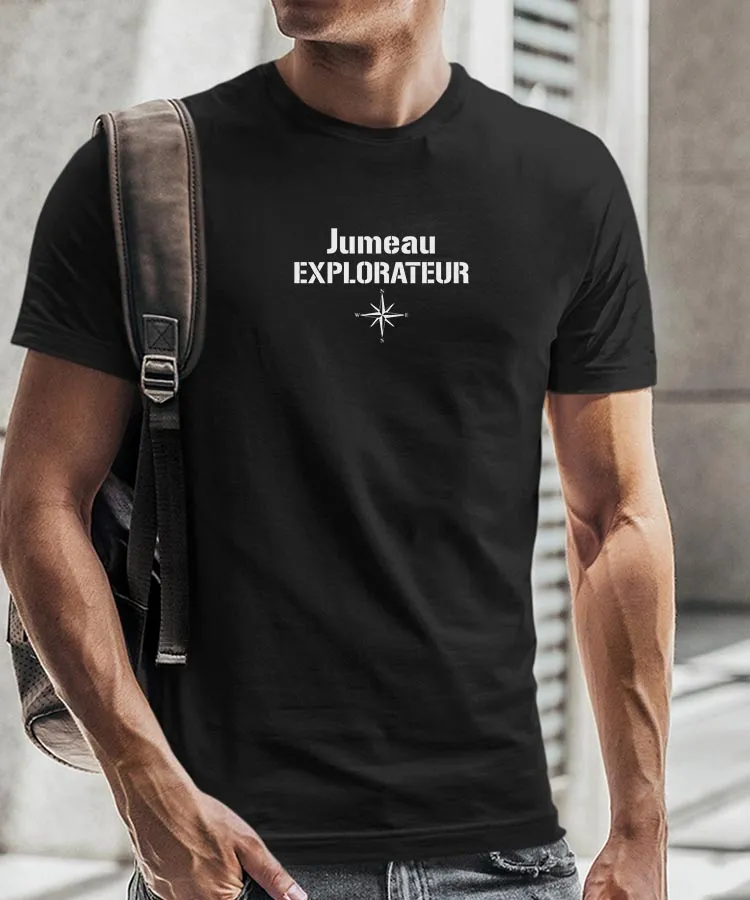 T-Shirt Jumeau explorateur Pour homme