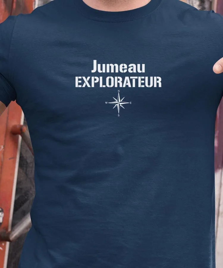 T-Shirt Jumeau explorateur Pour homme