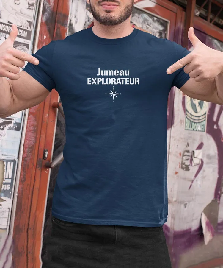 T-Shirt Jumeau explorateur Pour homme