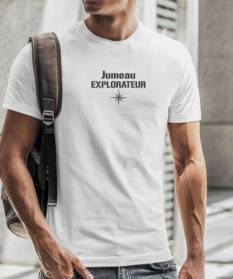 T-Shirt Jumeau explorateur Pour homme