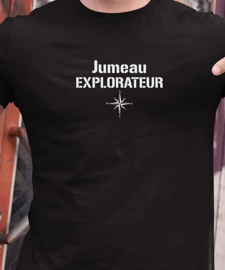 T-Shirt Jumeau explorateur Pour homme