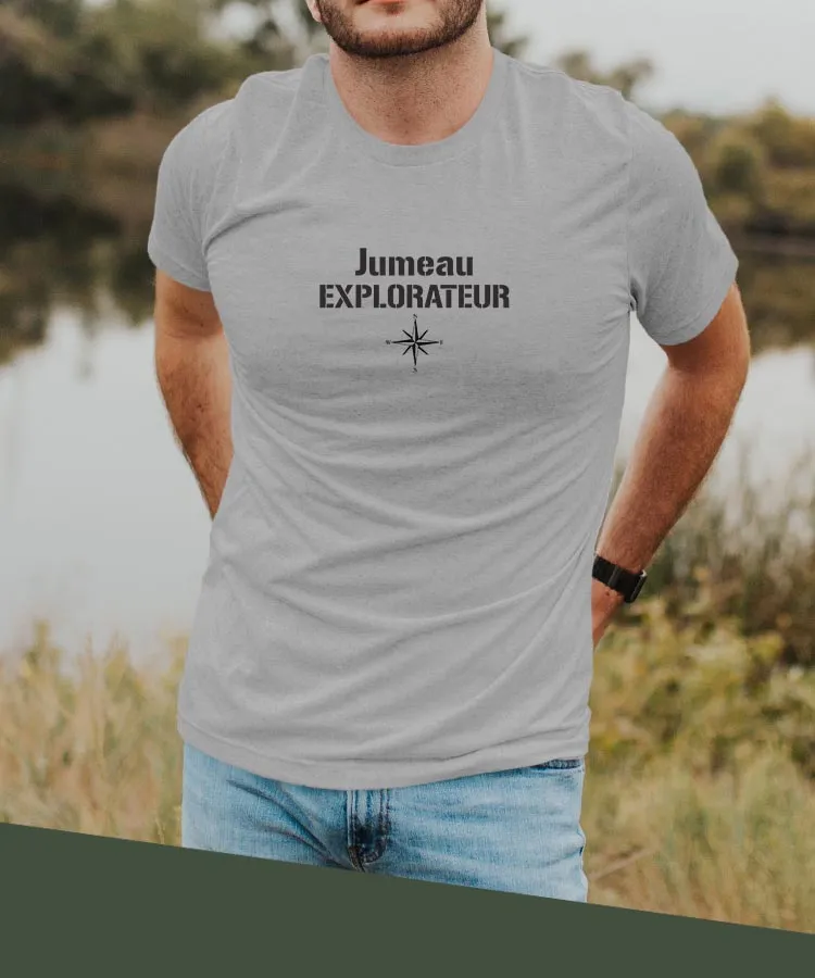 T-Shirt Jumeau explorateur Pour homme