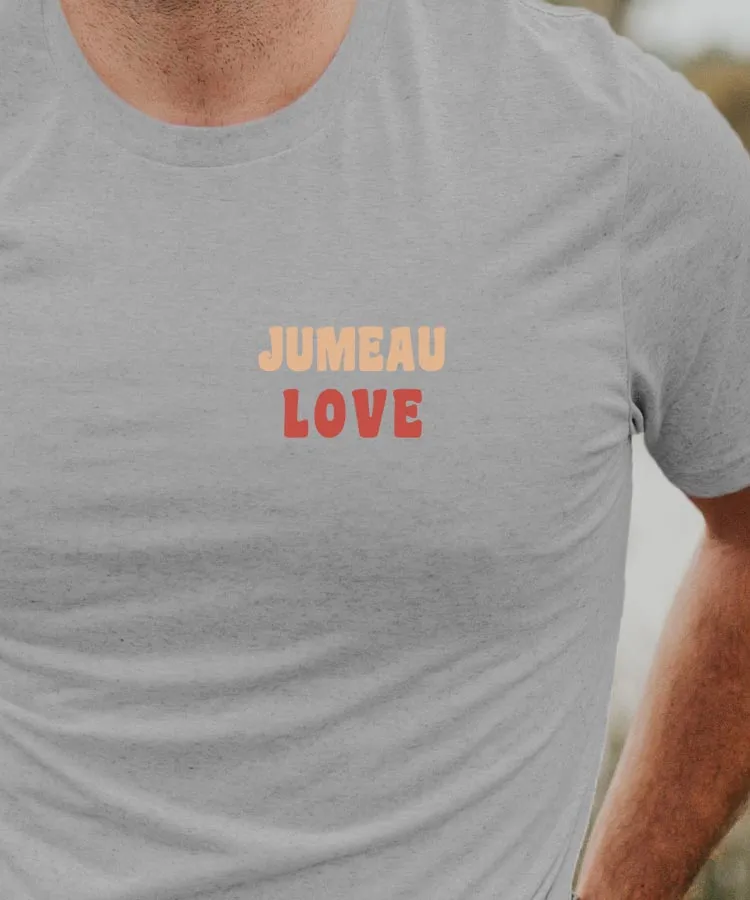 T-Shirt Jumeau love Pour homme