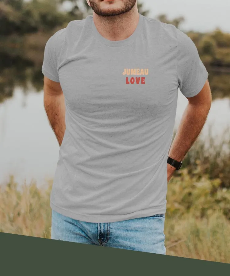 T-Shirt Jumeau love Pour homme