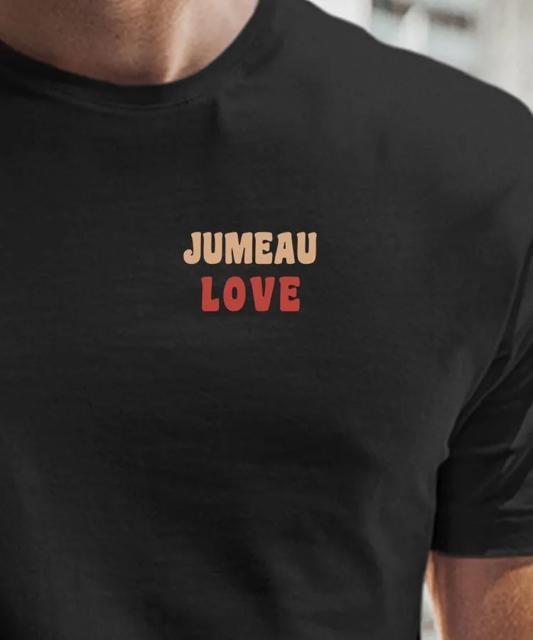 T-Shirt Jumeau love Pour homme