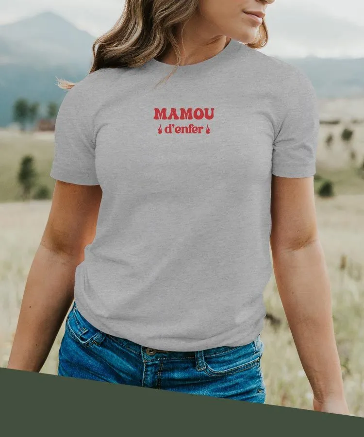 T-Shirt Mamou d'enfer Pour femme